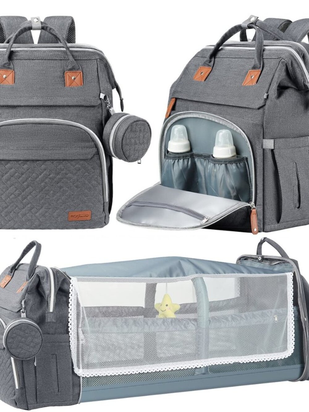 Baby Diaper Bag Backpack with Changing Station Large Capacity Baby Bag for Boys